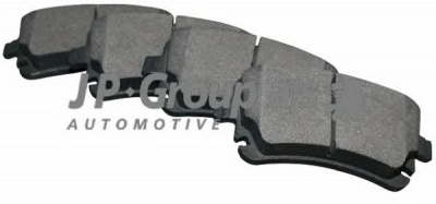 JP GROUP 1163706510 -  Комплект тормозных колодок, дисковый тормоз
